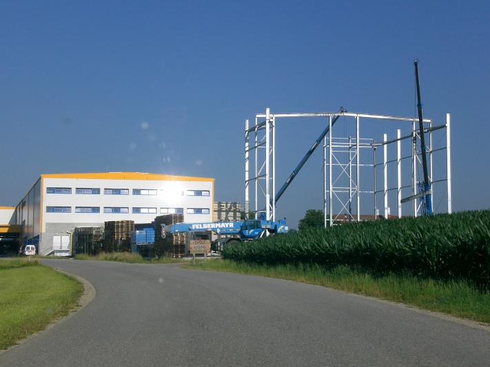 Logistikzentrum Aspöeck, Peuerbach: Hochregallager - Stahlbau